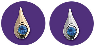 Real Sapphire Teardrop