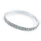 2 Row Stretch Diamante Bracelet
