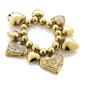 Antique Gold Charm Bracelet
