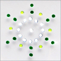 NBT 01 Starburst - Emerald and Clear Crystals
