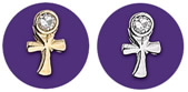 Diamond Key of Life Tooth Gem