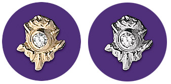 Diamond Rose Tooth Gem