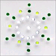 Starburst - Emerald and Clear Crystals