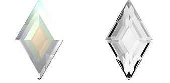 Diamond shape 9.9x5.9mm