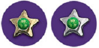 Emerald Star Tooth Gem